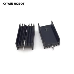 10pcs Aluminium TO-220 Heatsink TO 220 Heat Sink Transistor Radiator TO220 Cooler Cooling 25*15*11MM With 1 Pin