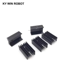 10pcs Aluminium TO-220 Heatsink TO 220 Heat Sink Transistor Radiator TO220 Cooler Cooling 25*15*11MM With 1 Pin