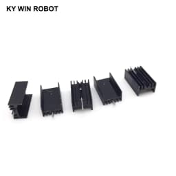 10pcs Aluminium TO-220 Heatsink TO 220 Heat Sink Transistor Radiator TO220 Cooler Cooling 25*15*11MM With 1 Pin