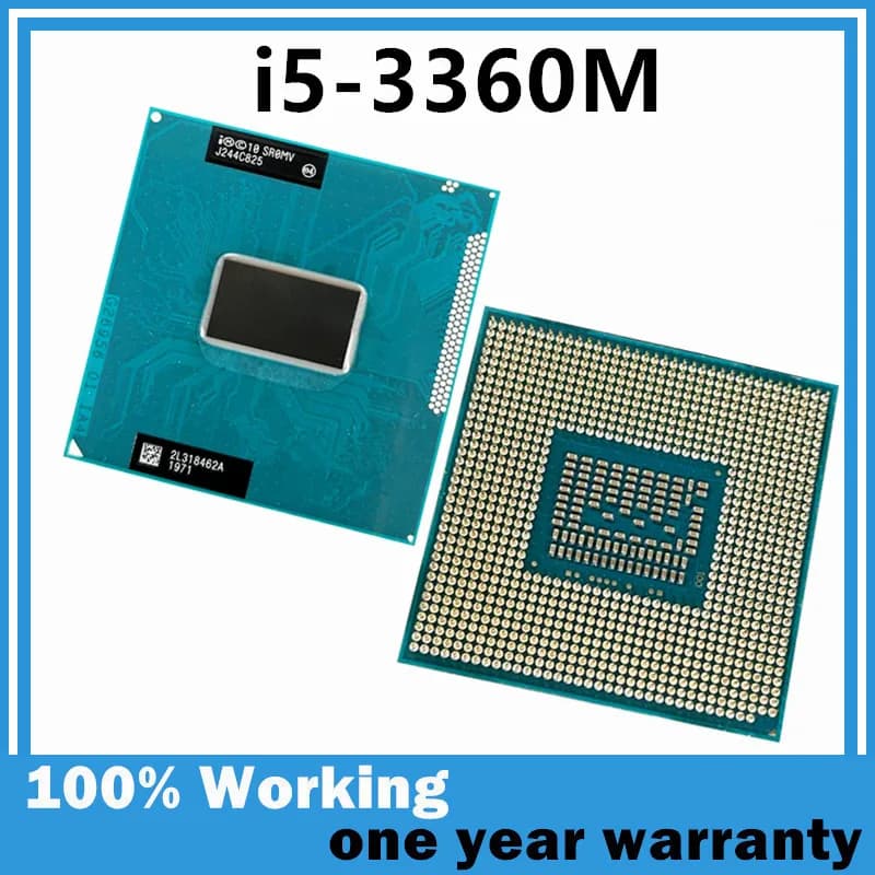 Core i5-3360M SR0MV 2.8GHz 3M Dual-Core Quad-Thread Socket G2 / rPGA988B i5 3360M Laptop CPU 35W