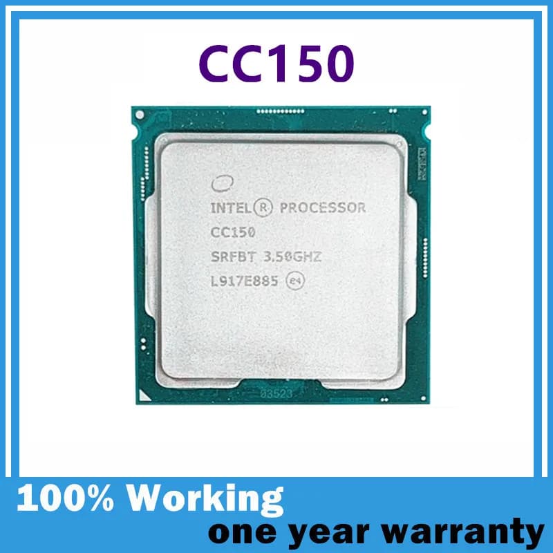 CC150 CPU 8 Core 16 Thread CC150 SRFBT 3.50GHz 16MB 95W LGA1151 For H310 B365 H370 Z370 Z390 C242 C246