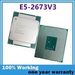 Xeon E5 2673 V3 CPU E5-2673V3 2.4GHz 12-Core 24-Thread 30M LGA 2011-3 E5 2673V3 X99 DDR4 D4