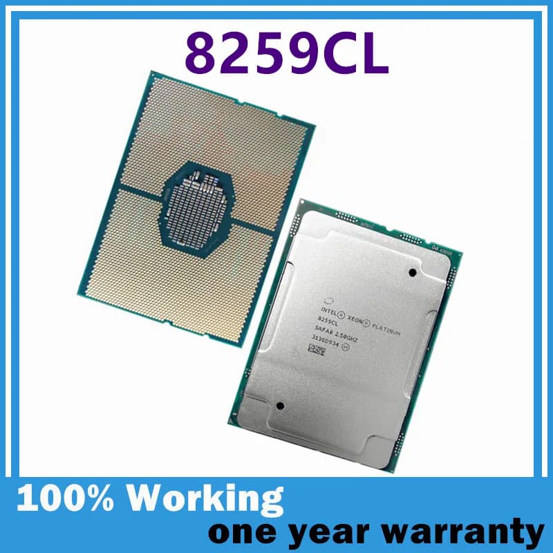 Xeon 8259CL CPU LGA3647 24Core 48Thread 2.5GHz 35.75MB 210W 8259CL