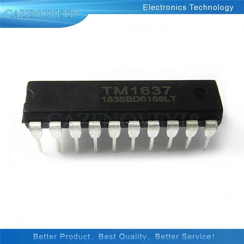5pcs/lot TM1637 1637 DIP-20 In Stock