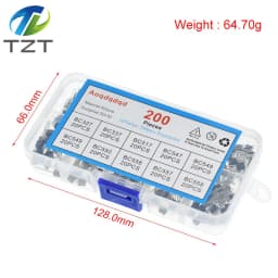 TZT 1BOX 200pcs=10 Values*20pcs BC327/BC337/BC517/BC547/BC548/BC549/BC550 BC556/BC557/BC558 For Power module