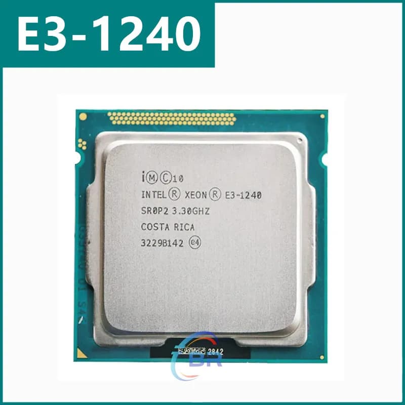 Xeon E3-1240 E3 1240 3.3 GHz Quad-Core Eight-Thread CPU 8M 80W LGA 1155