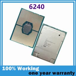 Xeon Gold 6240 CPU 150W 18 Cores 36 Threads 2.6GHz 24.75MB LGA3647 for C621 motherboard