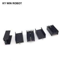 10pcs Aluminium TO-220 Heatsink TO 220 Heat Sink Transistor Radiator TO220 Cooler Cooling 25*15*11MM With 1 Pin