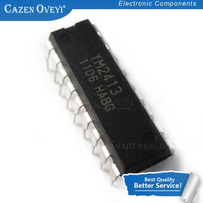 10pcs/lot YM2413 YM 2413 DIP-18 In Stock