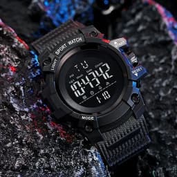 Military Men Watch Men's Digital Watches Sports Electronic Wristwatch 50MM Large Dial Clock Waterproof Sport Watch for Boy Child