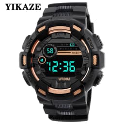 Military Men Watch Men's Digital Watches Sports Electronic Wristwatch 50MM Large Dial Clock Waterproof Sport Watch for Boy Child