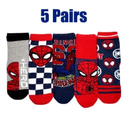 5 Pairs Anime Children's Socks Kawaii Soft Kids Boys Socks Middle Tube Cartoon Baby Socks Birthday Christmas Gift 2-9 Years Old