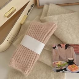 Winter Thick Warm Women's Cashmere Wool Socks Japanese Harajuku Style Solid Color Long Thermal Fashion Sox for Ladies