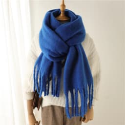 New Winter Scarf Men Women Cashmere Warm Solid Pashmina Blanket Wraps Female Thick Soft Bufanda Tassel Shawl Long Poncho Echarpe