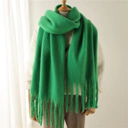 New Winter Scarf Men Women Cashmere Warm Solid Pashmina Blanket Wraps Female Thick Soft Bufanda Tassel Shawl Long Poncho Echarpe