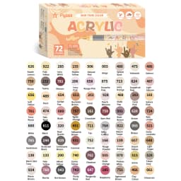 Skin Tones Art Markers,Soft Brush Tip Acrylic Paint Pens,Quick-Drying Waterproof for Sketching,Wood,Glass,Fabric,Rocks Painting