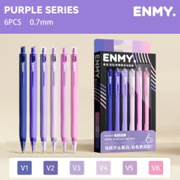 ENMY 48 Acrylic Gel Pen Rainbow Gradient Colors Fine Tip 0.7mm Art Drawing Pen Writing Pen Stationery Office School Supplies