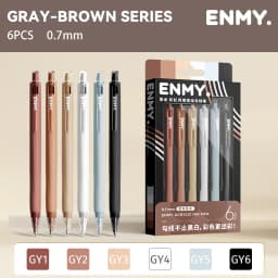 ENMY 48 Acrylic Gel Pen Rainbow Gradient Colors Fine Tip 0.7mm Art Drawing Pen Writing Pen Stationery Office School Supplies