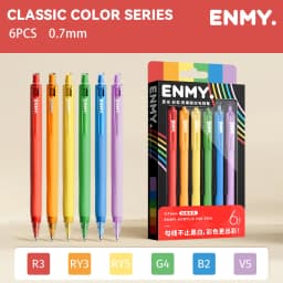 ENMY 48 Acrylic Gel Pen Rainbow Gradient Colors Fine Tip 0.7mm Art Drawing Pen Writing Pen Stationery Office School Supplies