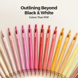 ENMY 48 Acrylic Gel Pen Rainbow Gradient Colors Fine Tip 0.7mm Art Drawing Pen Writing Pen Stationery Office School Supplies