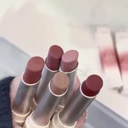 Waterproof and Easy To Color Matte Velvet Almond Nude Coffee Lipstick Lasting Do Not Stick To The Cup Lipstick Makeup Cosmetics