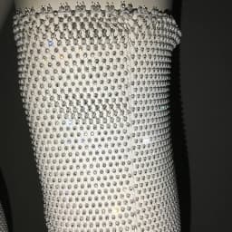 2024 Summer Beach Leg Warmer Fashion Black White Diamond Hollow Lace Up Leg Warmers For Outwear Accessories Bodycon Loungewear