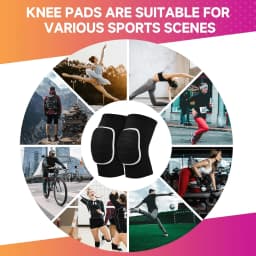 1Pair Sports Knee Pads Breathable Dancing Volleyball Soccer Patella Brace Support Unisex Gym Fitness Yoga EVA Sponge Kneepad