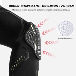 Vilico sports knee pads, compression breathable leg pads, with honeycomb pad leg covers, patella fixation, suitable for both men