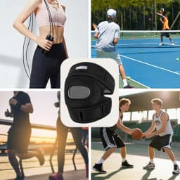 Dual adjustable patellar tendon support sleeve, suitable for meniscus, osteoarthritis, orthopedics, and athlete knee support