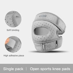 Dual adjustable patellar tendon support sleeve, suitable for meniscus, osteoarthritis, orthopedics, and athlete knee support