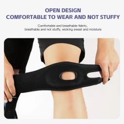 Dual adjustable patellar tendon support sleeve, suitable for meniscus, osteoarthritis, orthopedics, and athlete knee support