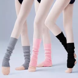 Lolita Long Socks Woman Yoga Leg Warmers Knitted Warm Foot Cover Winter Dance Ballet Exercising Fitness Crochet Socks Boot Cuffs