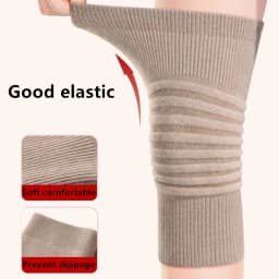 Warm Knitted Cashmere Knee Warmer Autumn Winter