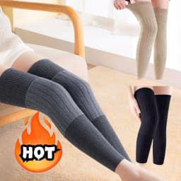 HOT Winter Thicken Warm Kneepad Leg Guard Women Men Windproof Coldproof Leg Warmers KneeCap Leg Sleeves Sports Knee Protector