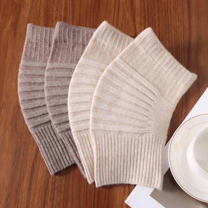 1 Pair Men Women Cashmere Knee Support Brace Leg Warmer Winter Warm Thermal Wool Kneepad Thicken Knee Pads Sleeve Knee Protector