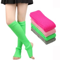 Winter Knitted Leg Warmers for Women Girls Female Boot Socks Yoga Warm Leg Cover for Gym Fitness Dance Stretching Warm