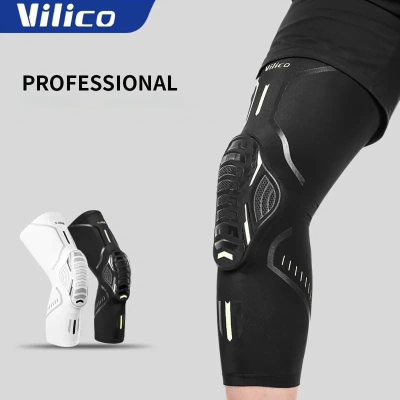 1 piece of compression knee pad, shock resistant knee pad, running knee pad, arthritis joint pain relief knee pad, suitable for