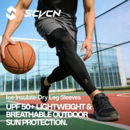 SCVCN Leg Sleeve Bike Sports Arm Sleeve Sun Anti-UV Leg Sleeves Ice Fabric Bicycle Leg Sleeve Run Fitness Cycling Arm Warmers