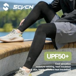 SCVCN Leg Sleeve Bike Sports Arm Sleeve Sun Anti-UV Leg Sleeves Ice Fabric Bicycle Leg Sleeve Run Fitness Cycling Arm Warmers