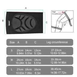 AOLIKES New Knee Pads, Anti-Slip Collision Avoidance Kneepads with Thick EVA Foam, for Volleyball, Football Dance Knee Sleeve