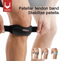 1pc VILICO Patellar Strap, Knee Protector Patellar Tendon Support Suitable for Running, Basketball, Jumper Knees, Tennis, Volley