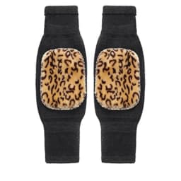 Men Women Autumn Winter Fleece Knee Pads Outdoor Cold-Resistant Leg Warmers Middle-Aged Man Thick Knit Knee Pads Woman Stretchy