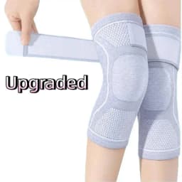Compression Knee Brace Breathable Non-slip Adjustable Straps for Joint Pain Relief Squat Weightlifting Gym Training