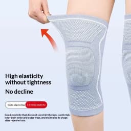 Compression Knee Brace Breathable Non-slip Adjustable Straps for Joint Pain Relief Squat Weightlifting Gym Training