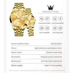 OLEVS 9931 Watch For Men Women Roman Scale Quartz Couple Watch Rhombus Mirror Auto Date Wristwatch Luxury Waterproof Hand Clock
