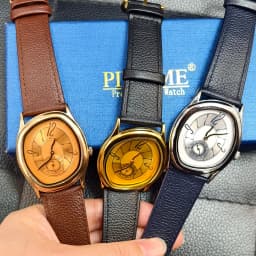 Innovative Series of Special Shaped Quartz Watches with Import Movement 32mm Dial with Genuine Leather Strap and Steel Case