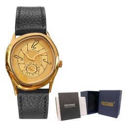 Innovative Series of Special Shaped Quartz Watches with Import Movement 32mm Dial with Genuine Leather Strap and Steel Case