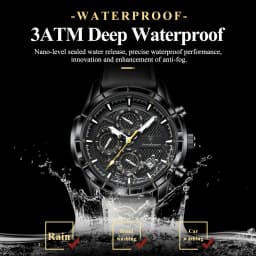 POEDAGAR Vintage Couple Wristwatch Quartz Leather Men's Watches Date Chronograph Waterproof Luminous Man Watch Gift For Husband