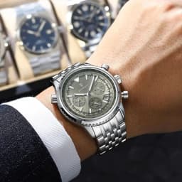 POEDAGAR Fashion Watches For Men Date Chronograph Stainless Steel Boyfriend Wristwatch Waterproof Luminous Couple's Quartz Watch