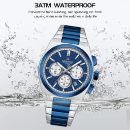 NAVIFORCE Trend Brand Steel Strap Couples Watch Quartz Automatic Date Display Chronograph Lover Waterproof Casual Wrist Watch